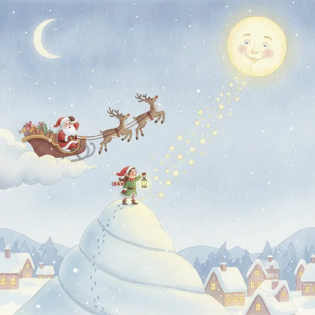 The Night the Stars Went Out story for kids illustration