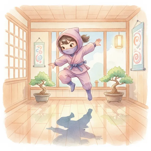 The Ninja Who Told the Truth story for kids illustration