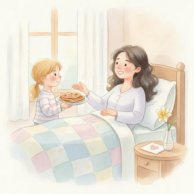 The Pancakes That Were Not Perfect story for kids illustration