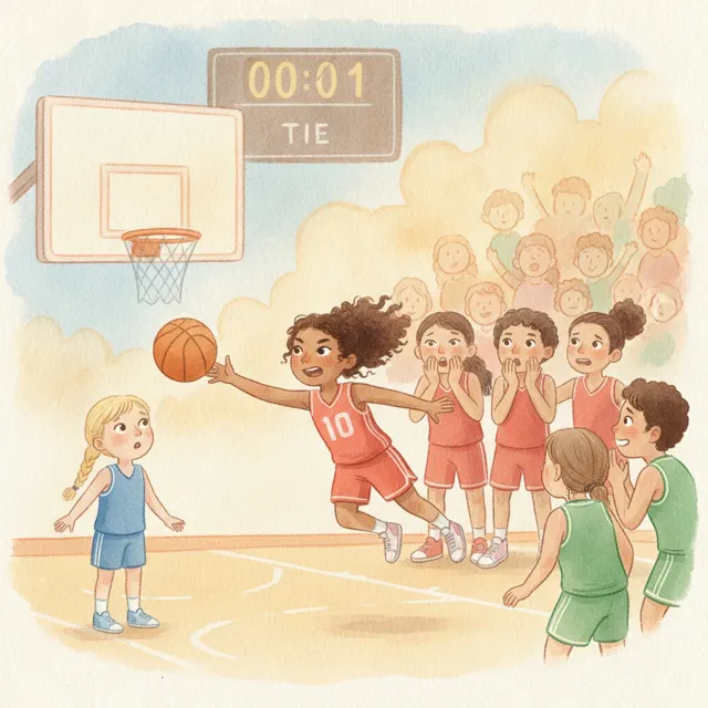 The Pass That Won the Game story for kids illustration