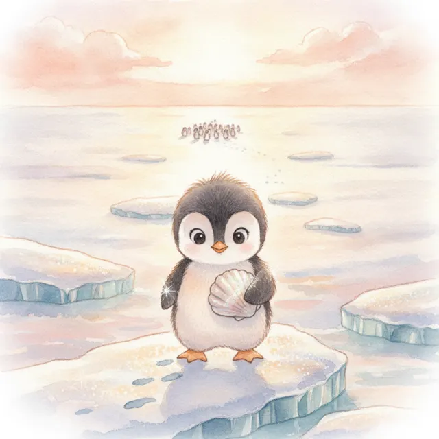 The Penguin Who Found the Long Way Home story for kids illustration