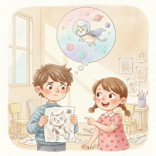 The Picture That Came Out Wrong story for kids illustration