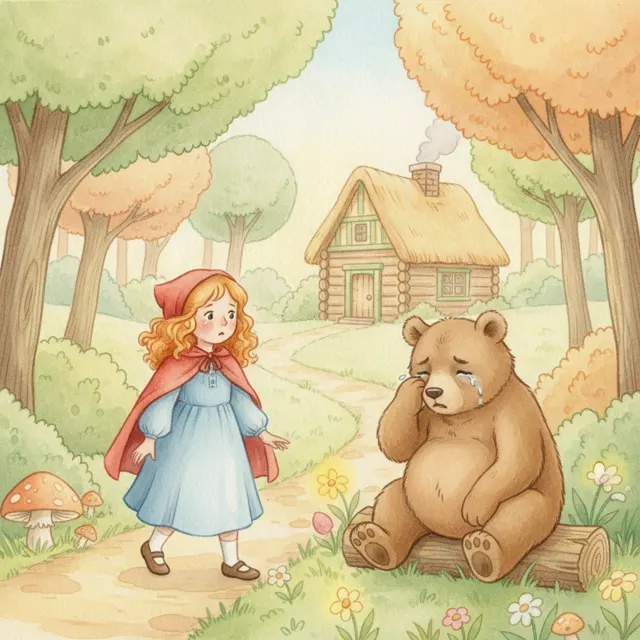 The Porridge Rescue story for kids illustration