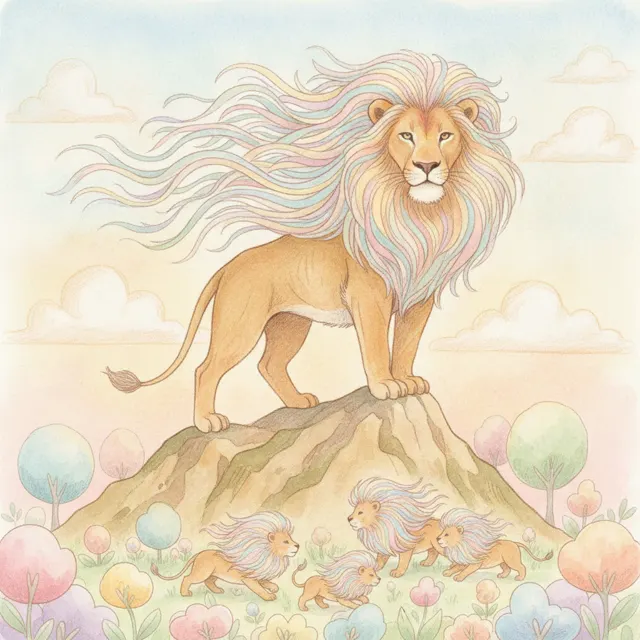 The Pride of Many Colors story for kids illustration