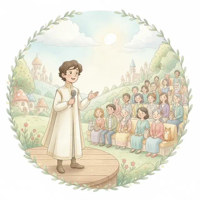 The Prince Who Listened story for kids illustration
