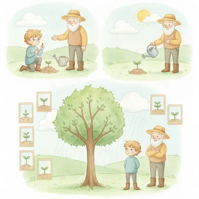 The Prince Who Waited for Rain story for kids illustration