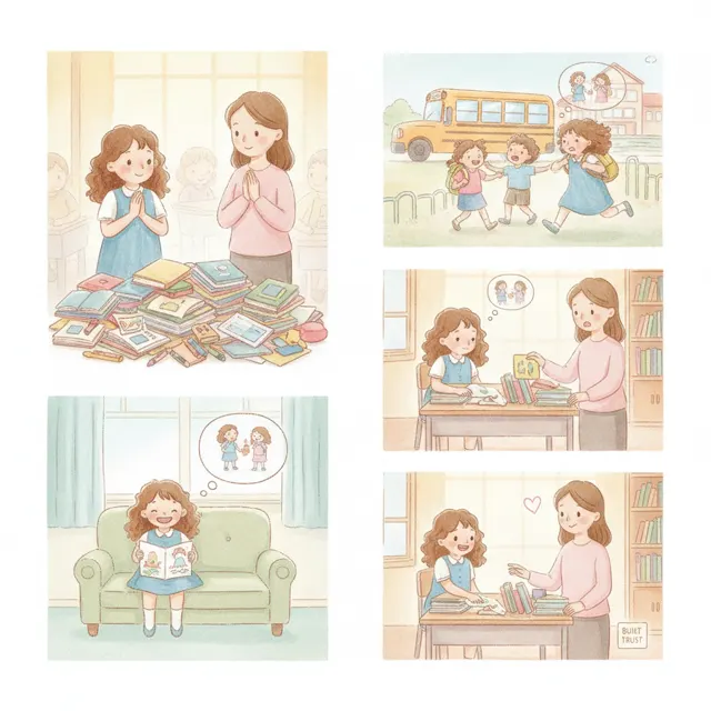 The Promise of the Clean Desk story for kids illustration