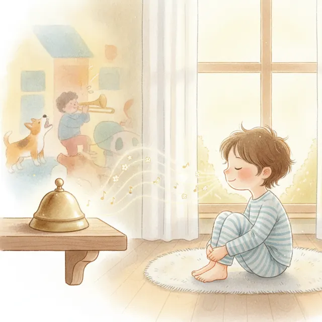 The Quiet Bell story for kids illustration