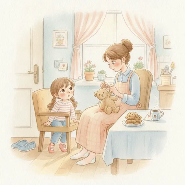 The Quietest Thank You story for kids illustration