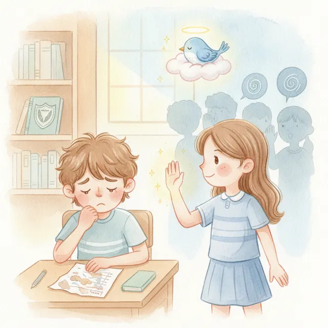 The Rumor I Didn't Start story for kids illustration