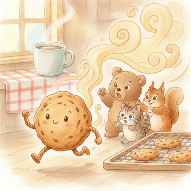 The Runaway Snickerdoodle story for kids illustration