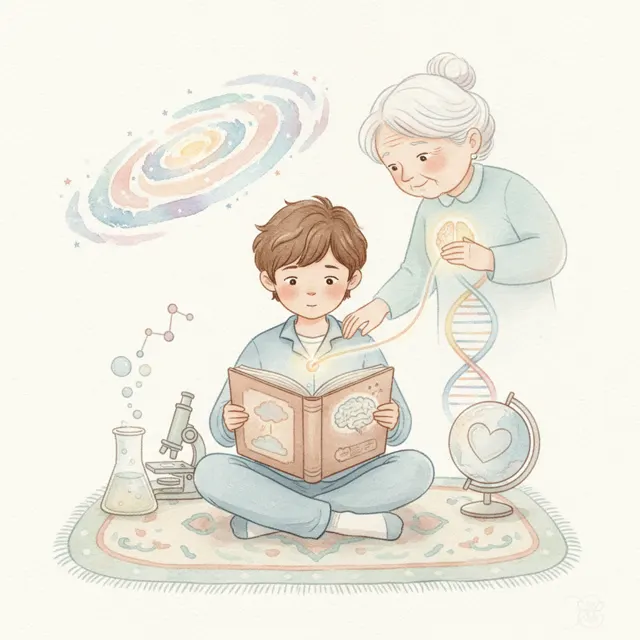 The Science of Sadness story for kids illustration