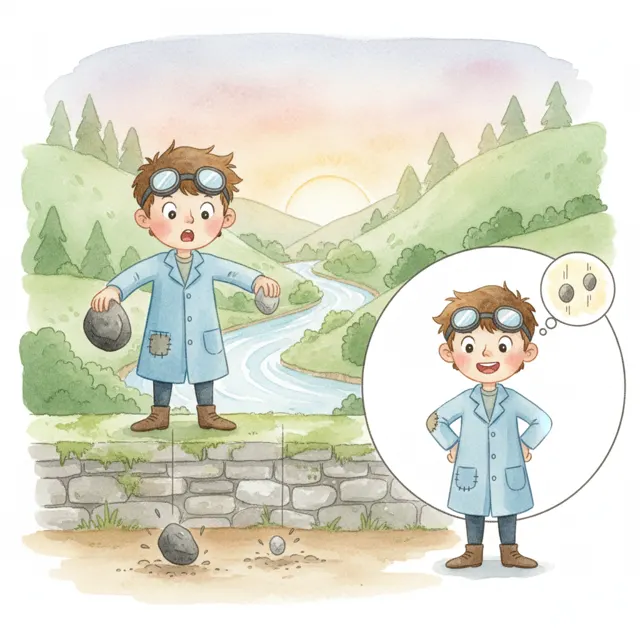 The Scientist Who Was Glad to Be Wrong story for kids illustration
