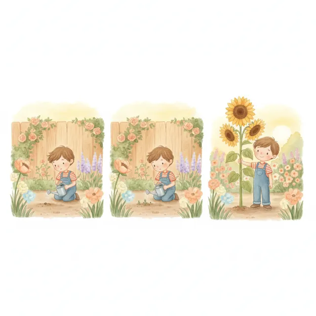 The Seed That Took the Longest to Grow story for kids illustration