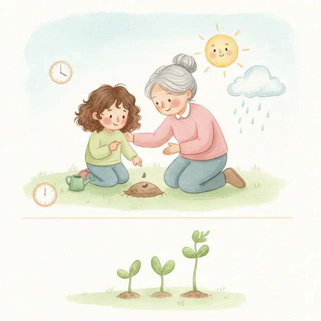 The Seed That Would Not Sprout story for kids illustration