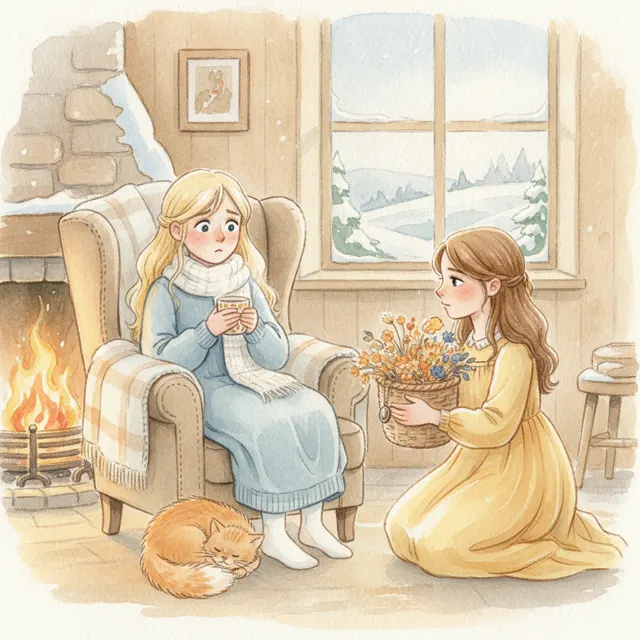 The Sister Who Forgot story for kids illustration