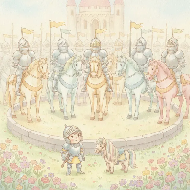 The Smallest Knight story for kids illustration