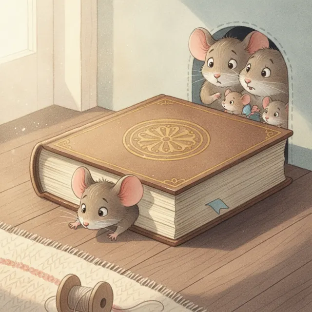 The Smallest Mouse's Big Idea story for kids illustration