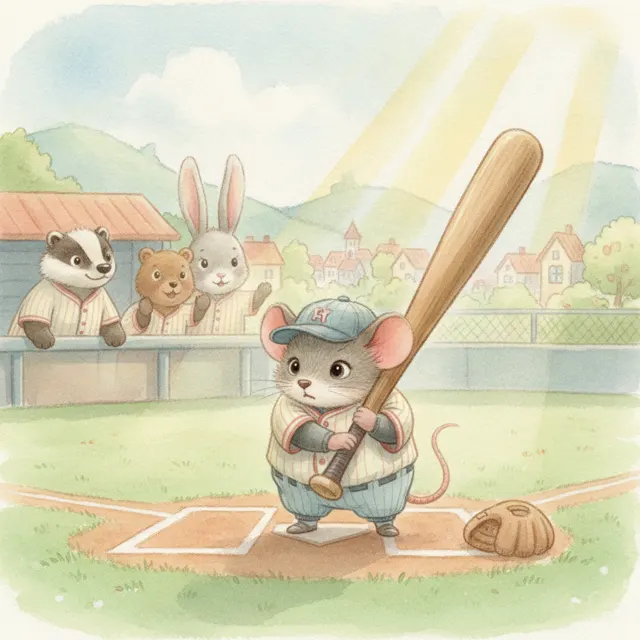 The Smallest Player on the Team story for kids illustration