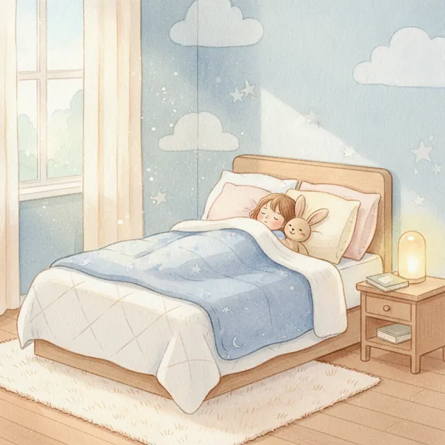 The Soft Blanket bedtime story for kids illustration