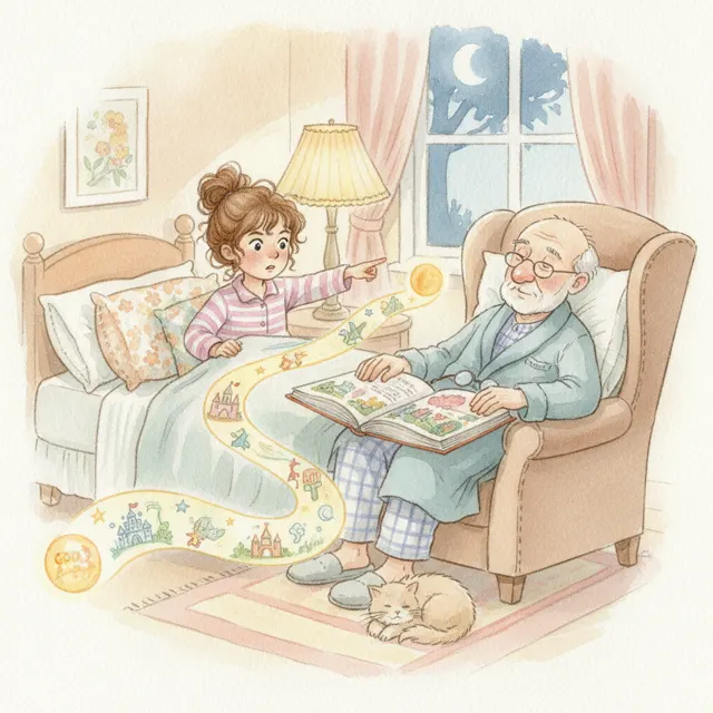 The Story That Finally Finished story for kids illustration