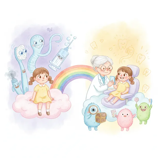 The Surprise at the Checkup story for kids illustration