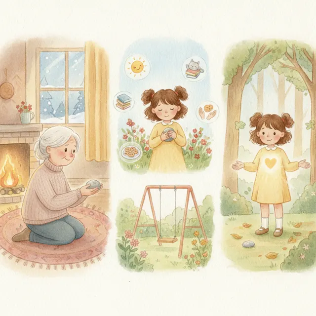 The Thank You Rock story for kids illustration