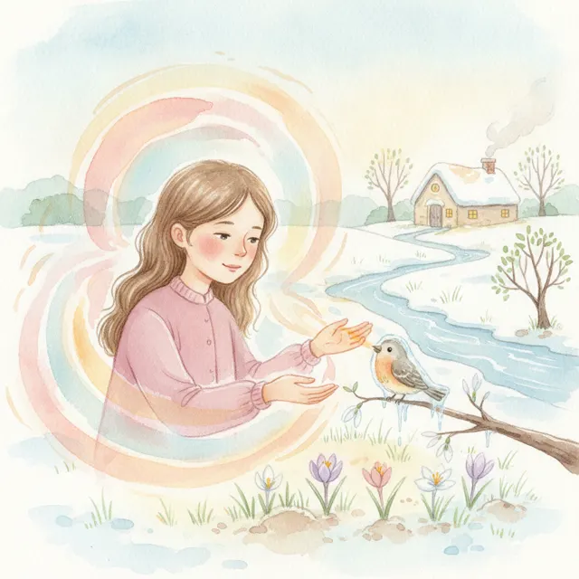 The Thawing Touch story for kids illustration