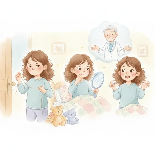 The Tooth That Would Not Fall story for kids illustration