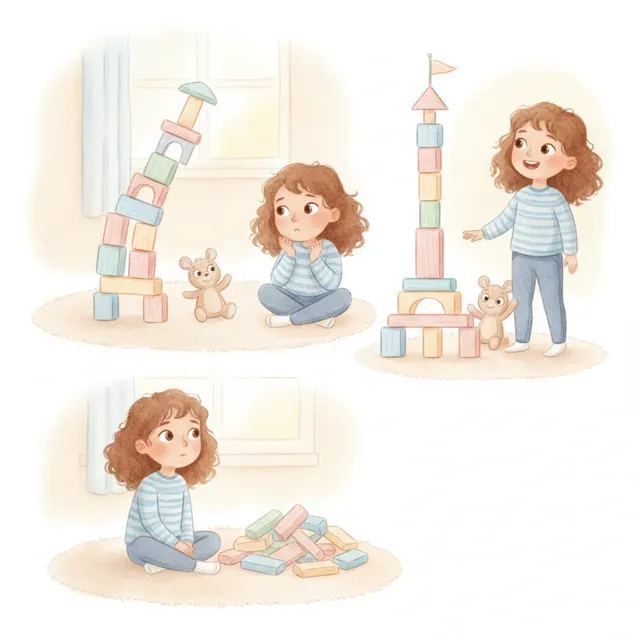 The Tower That Leaned Too Far story for kids illustration