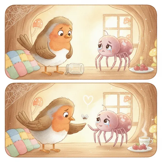 The Truth About the Missing Fly story for kids illustration