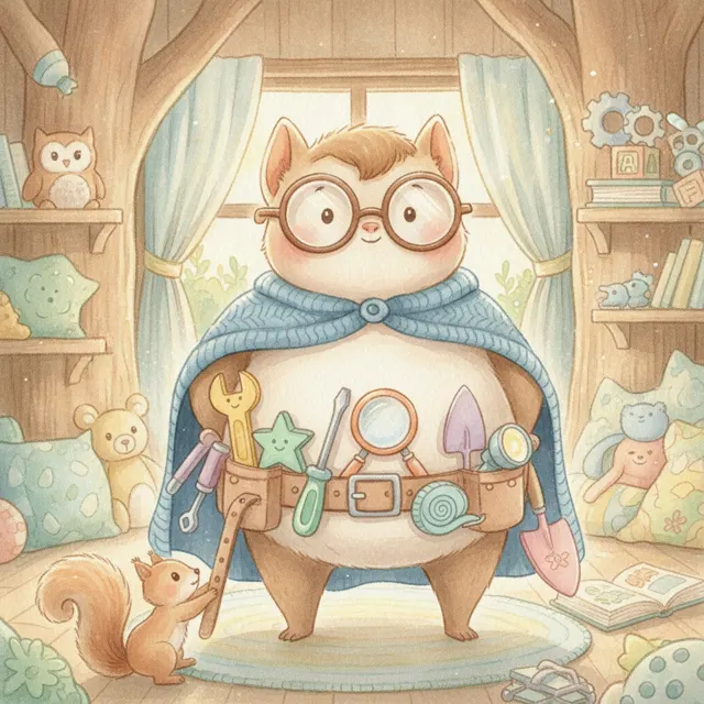 The Utility Belt story for kids illustration