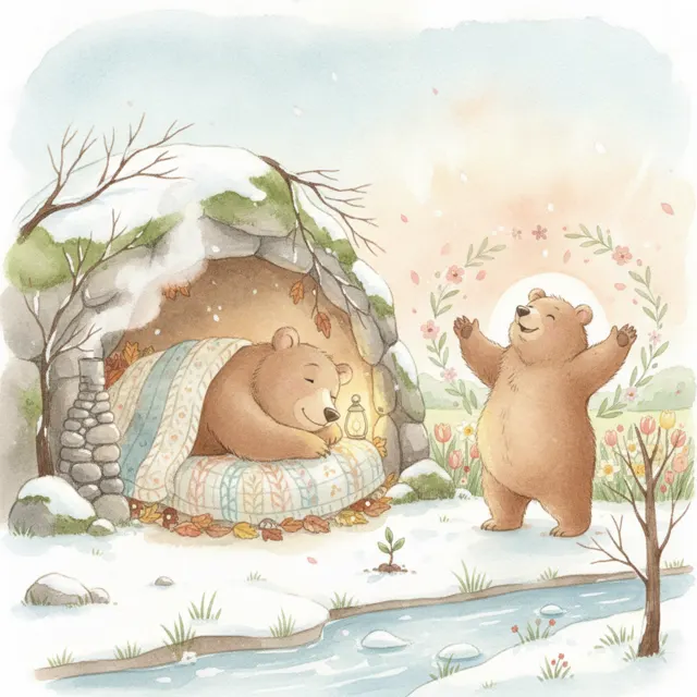 The Very Long Nap story for kids illustration