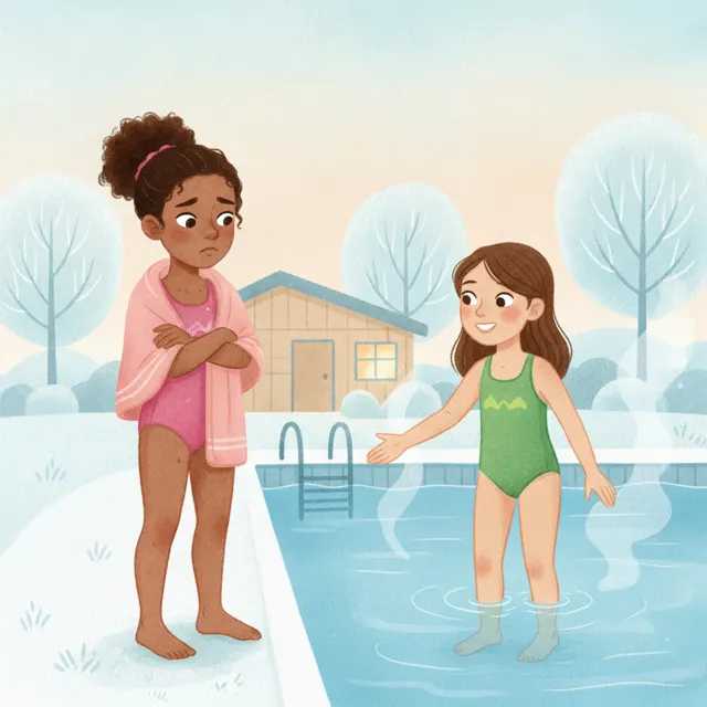 The Water That Was Too Cold story for kids illustration