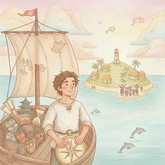 The Wayfinder's Return story for kids illustration