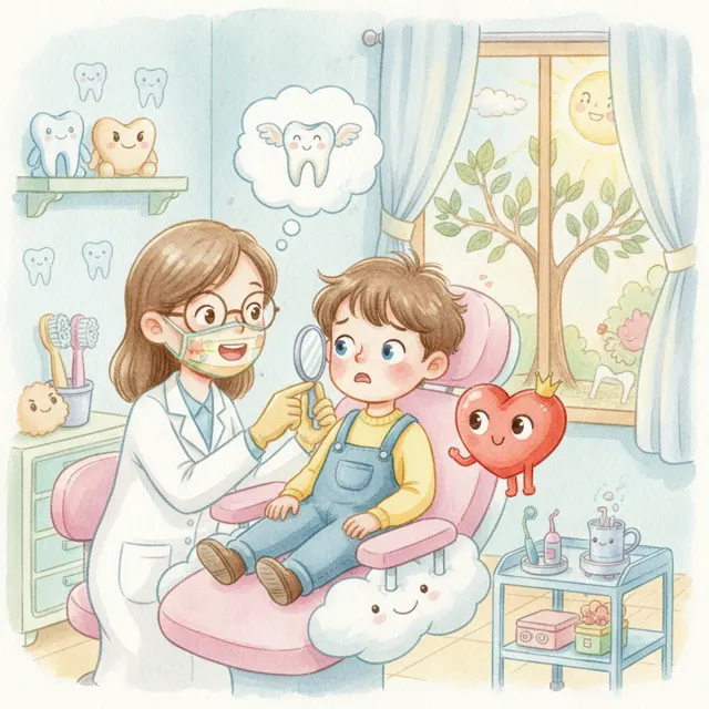 The Wobbly Tooth Adventure story for kids illustration