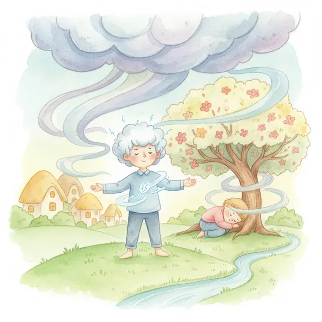 Thunder Boy and the Quiet Storm story for kids illustration