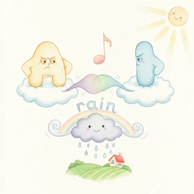Two Vowels Make One Sound story for kids illustration