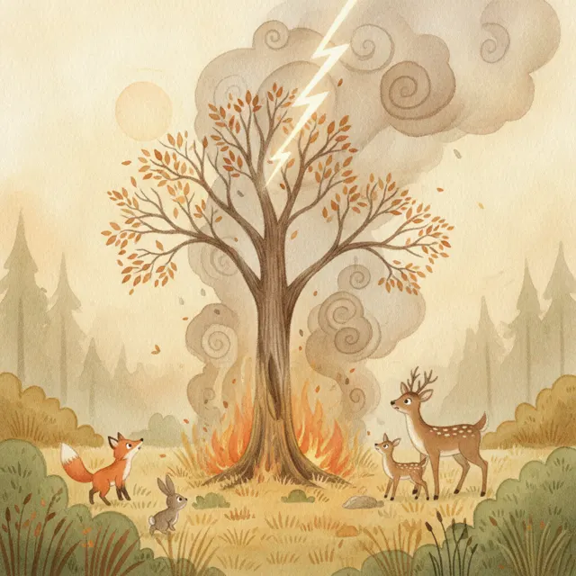 When the Forest Needs Help story for kids illustration